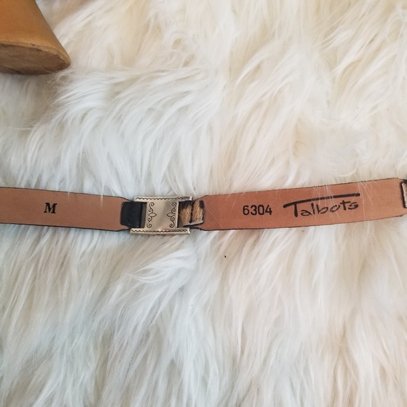 Talbot\'s Croc Embossed Statement Belt main image 5